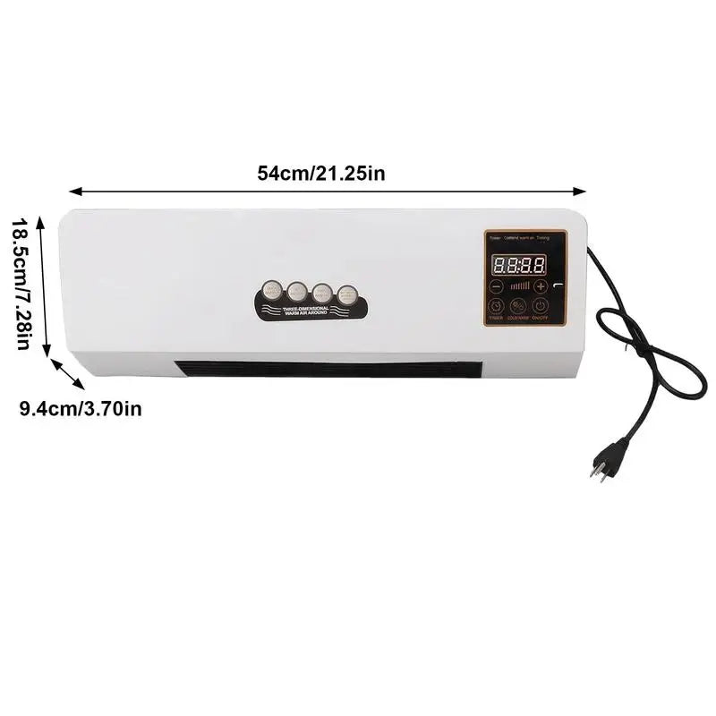 Mini ar condicionado de parede, refrigerador e aquecedor - megapoint.com