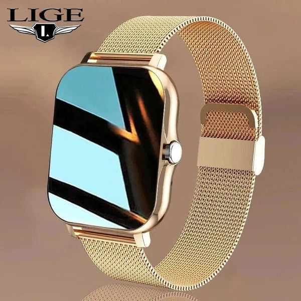 LIGE 2023 Smart Watch For Men Women Gift Full Touch Screen Sports Fitness Watches Bluetooth Calls Digital Smartwatch Wristwatch - megapoint.com