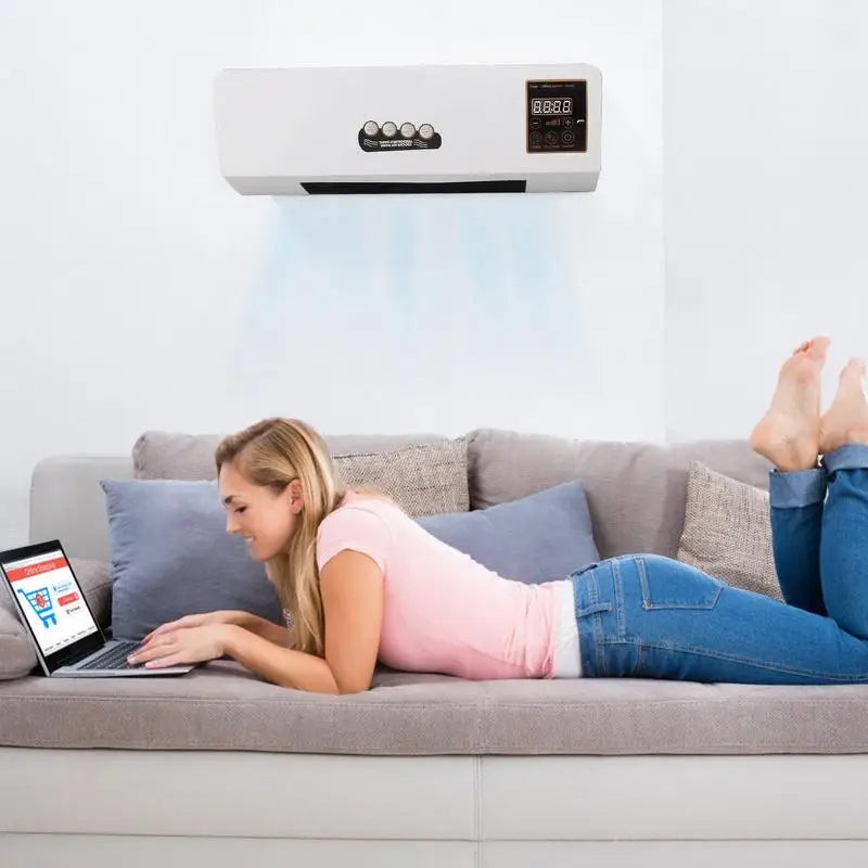Mini ar condicionado de parede, refrigerador e aquecedor - megapoint.com