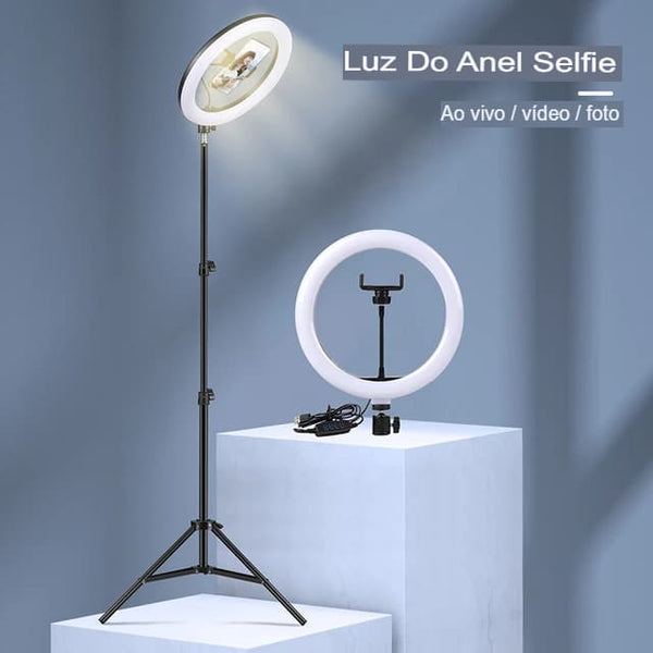 Luz do Anel de Selfie de 10 polegadas - megapoint.com